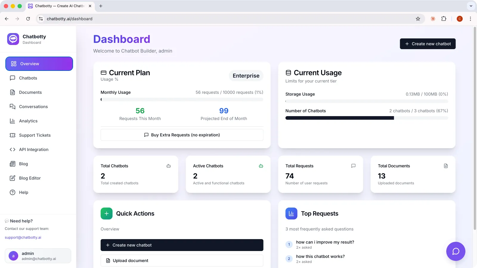 Chatbot app